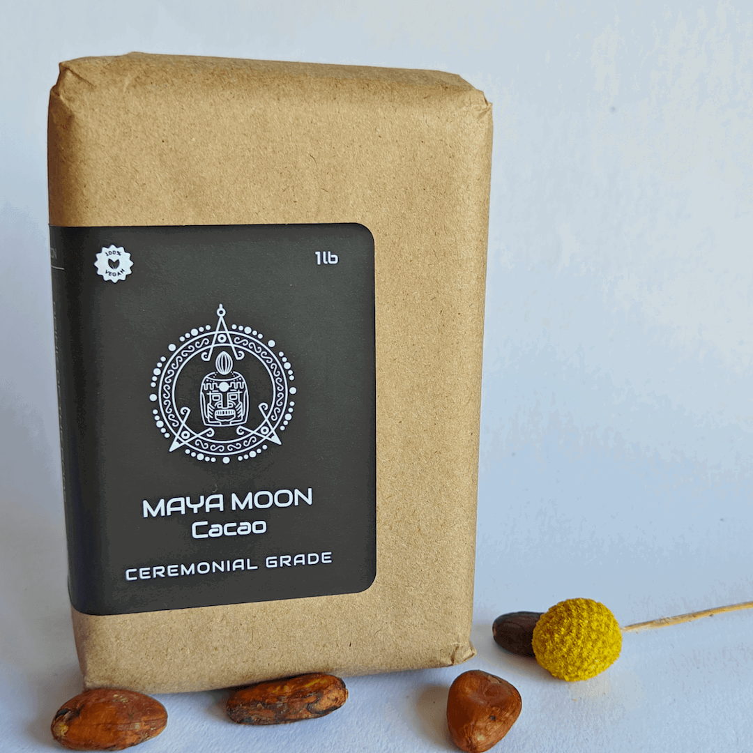 Mayan organic ceremonial Cacao (1 Lb Solid Block) - Maya Moon Cacao