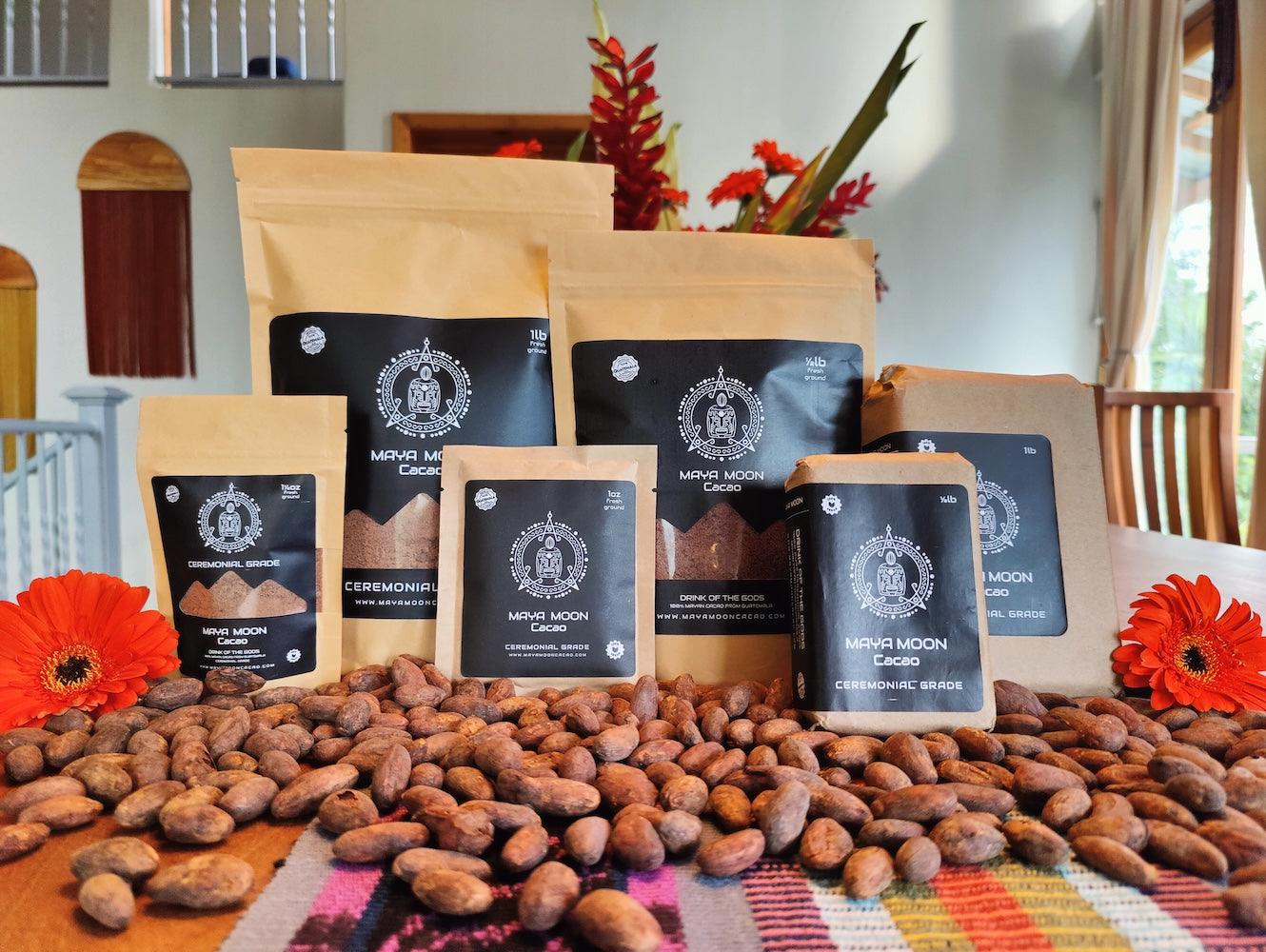 Mayan organic ceremonial Cacao (1 Lb Solid Block) - Maya Moon Cacao
