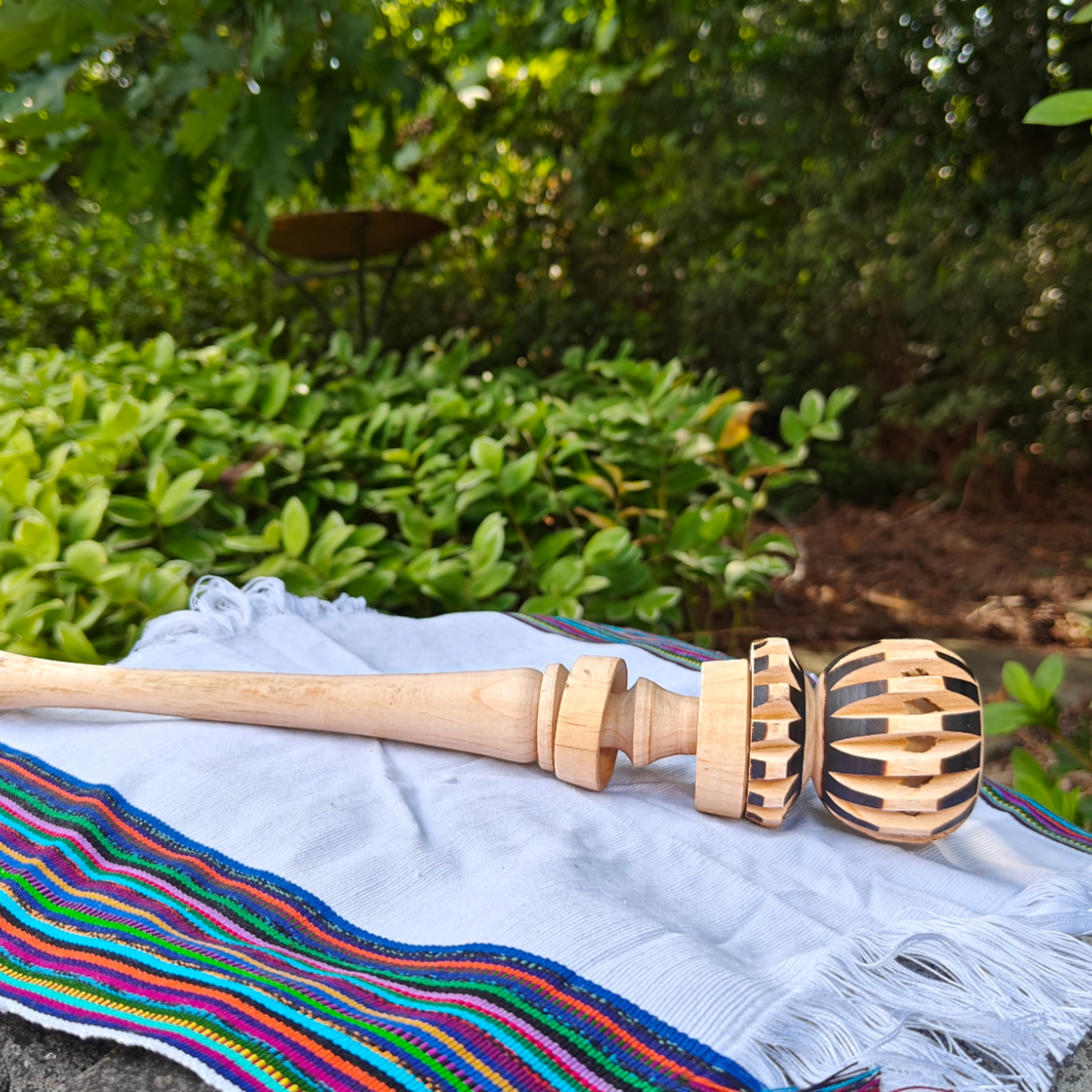 12-inch long  Handmade Wooden Cacao Mixer, Elevate Your Ceremonial Cacao Experience