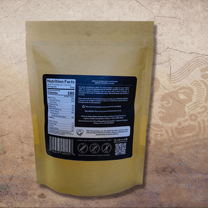 Mayan organic ceremonial Cacao Powder (0.5 Lb Fresh Ground) - Maya Moon Cacao